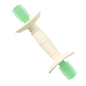 Силиконовый массажер для дёсен прорезыватель Happy Baby 20041 milky green 1